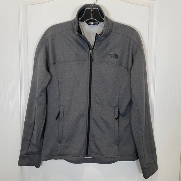 The North Face Women's 200wt Cinder Full Zip Jacket Heather Gray Black M - Picture 2 of 7